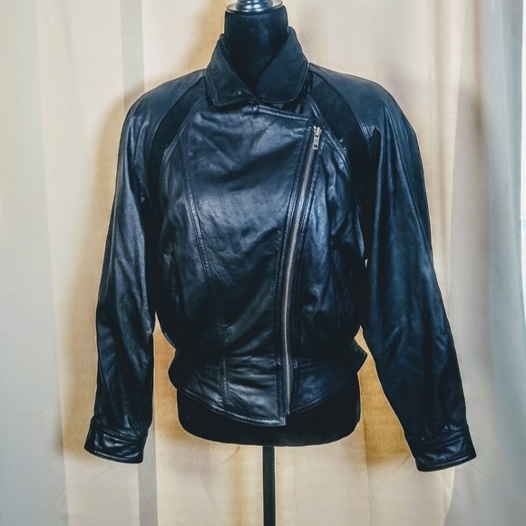 Stylish vintage black leather Thinsulate jacket! - Picture 8 of 8